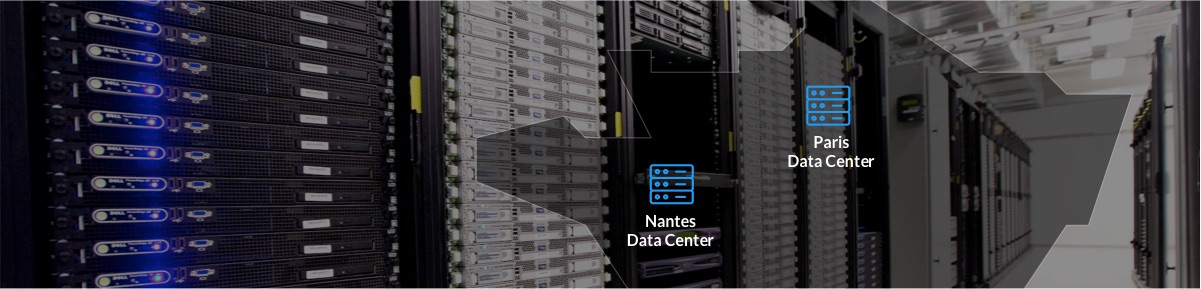 Data centre de Celya à Nantes et Paris