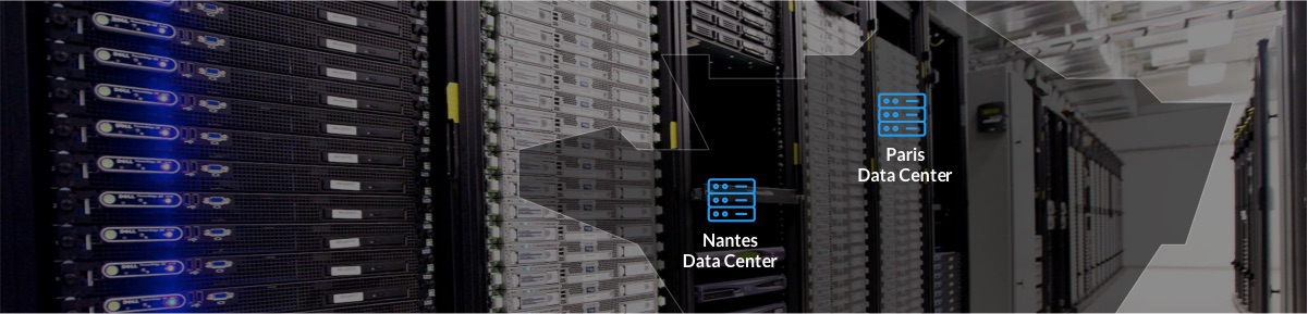 Data centre de Celya à Nantes et Paris